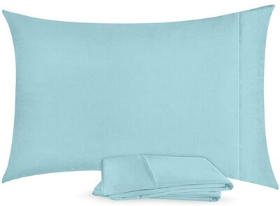 Foto 3 | Fundas De Almohada Utopia Bedding Standard, 20 X 26 Cm, Paquete De 2 Unidades, Color Azul Spa - Venta Internacional.