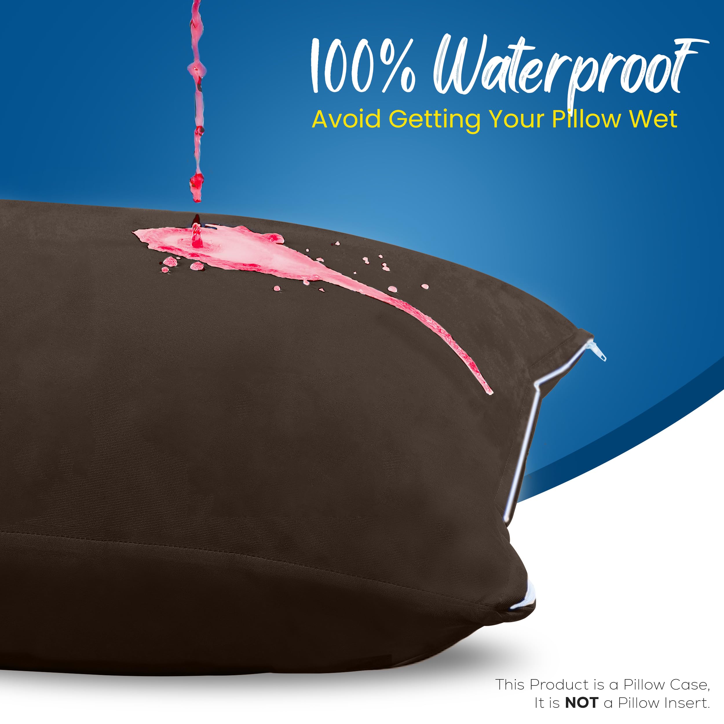 Foto 4 pulgar | Protectores De Almohada Utopia Bedding, Impermeables, Tamaño Queen, Paquete De 4 - Venta Internacional.