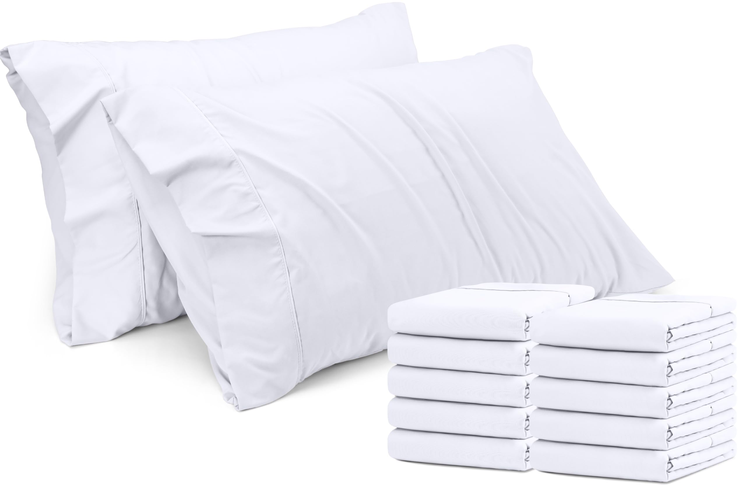 Foto 2 pulgar | Fundas De Almohada Utopia Bedding Tamaño King, 20 X 40 Cm, Paquete De 12 - Venta Internacional.