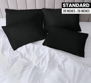 Foto 2 | Funda De Almohada Utopia Bedding, Tamaño Estándar, 20 X 26 Cm, Paquete De 4 - Venta Internacional.