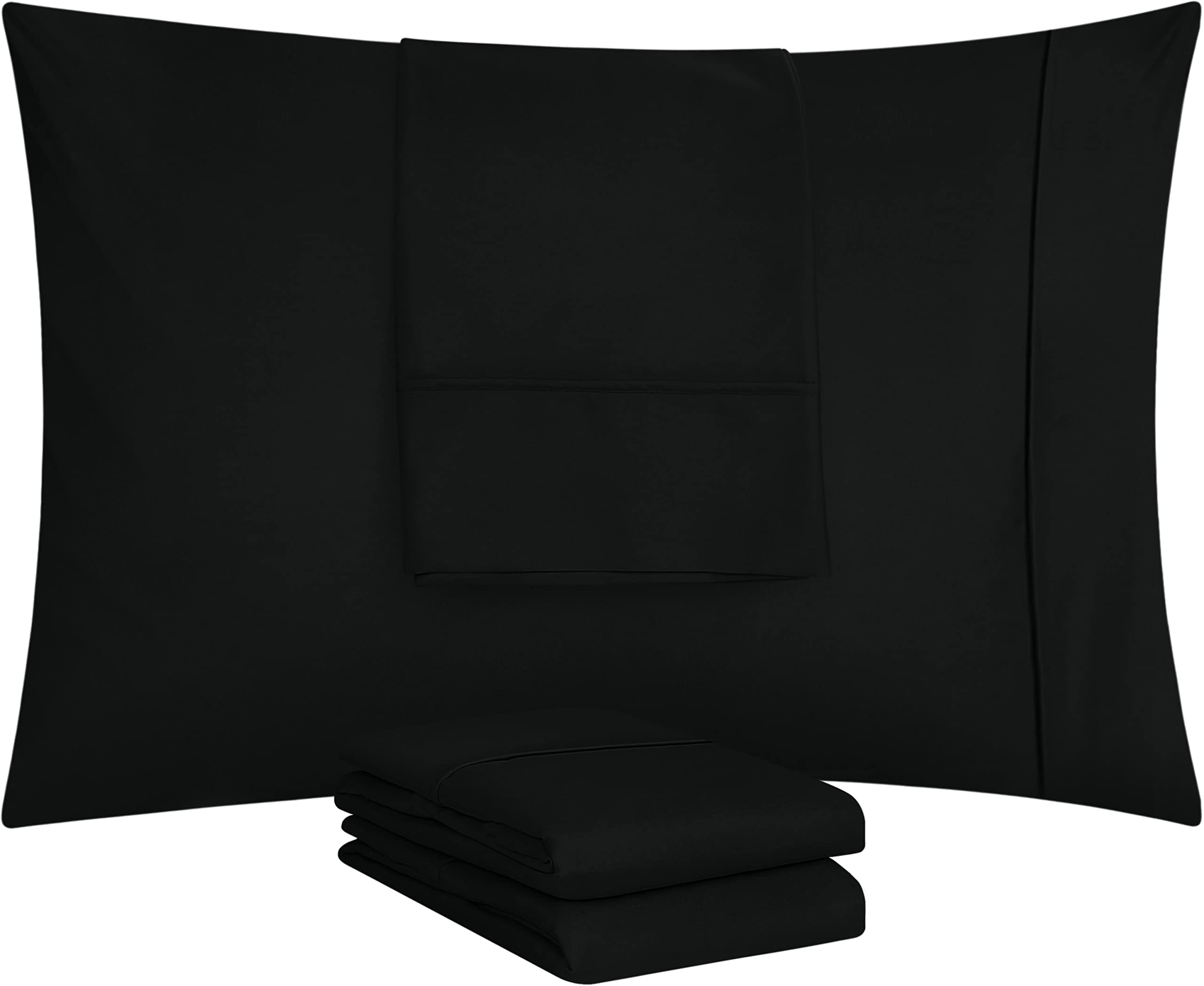 Foto 5 pulgar | Funda De Almohada Utopia Bedding, Tamaño Estándar, 20 X 26 Cm, Paquete De 4 - Venta Internacional.