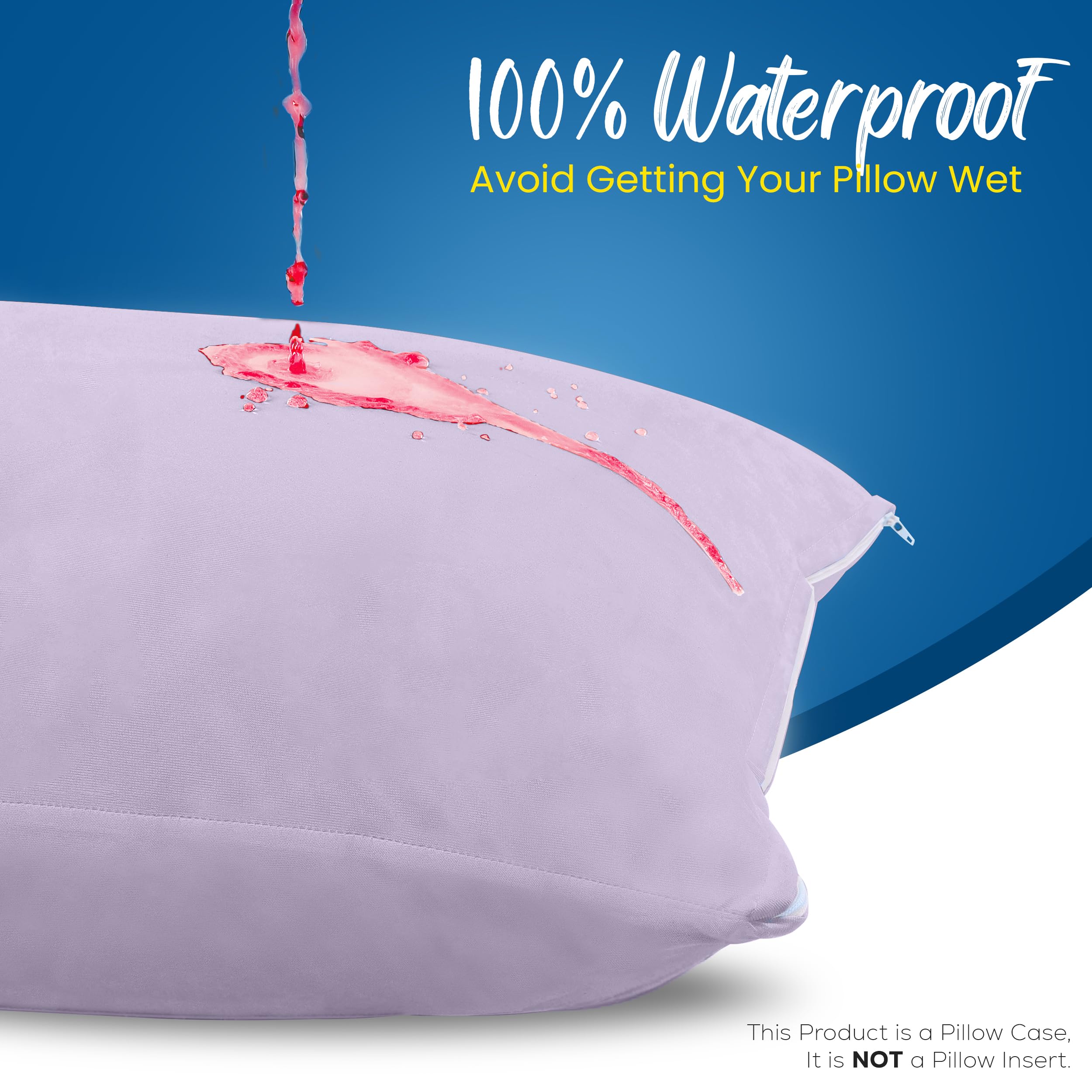 Foto 4 pulgar | Protectores De Almohada Utopia Bedding, Impermeables, Tamaño Queen, Paquete De 4 - Venta Internacional.