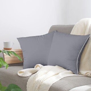 Foto 7 | Protectores De Almohada Utopia Bedding, Impermeables, 26 X 26 Cm, Color Gris, Paquete De 4 - Venta Internacional.