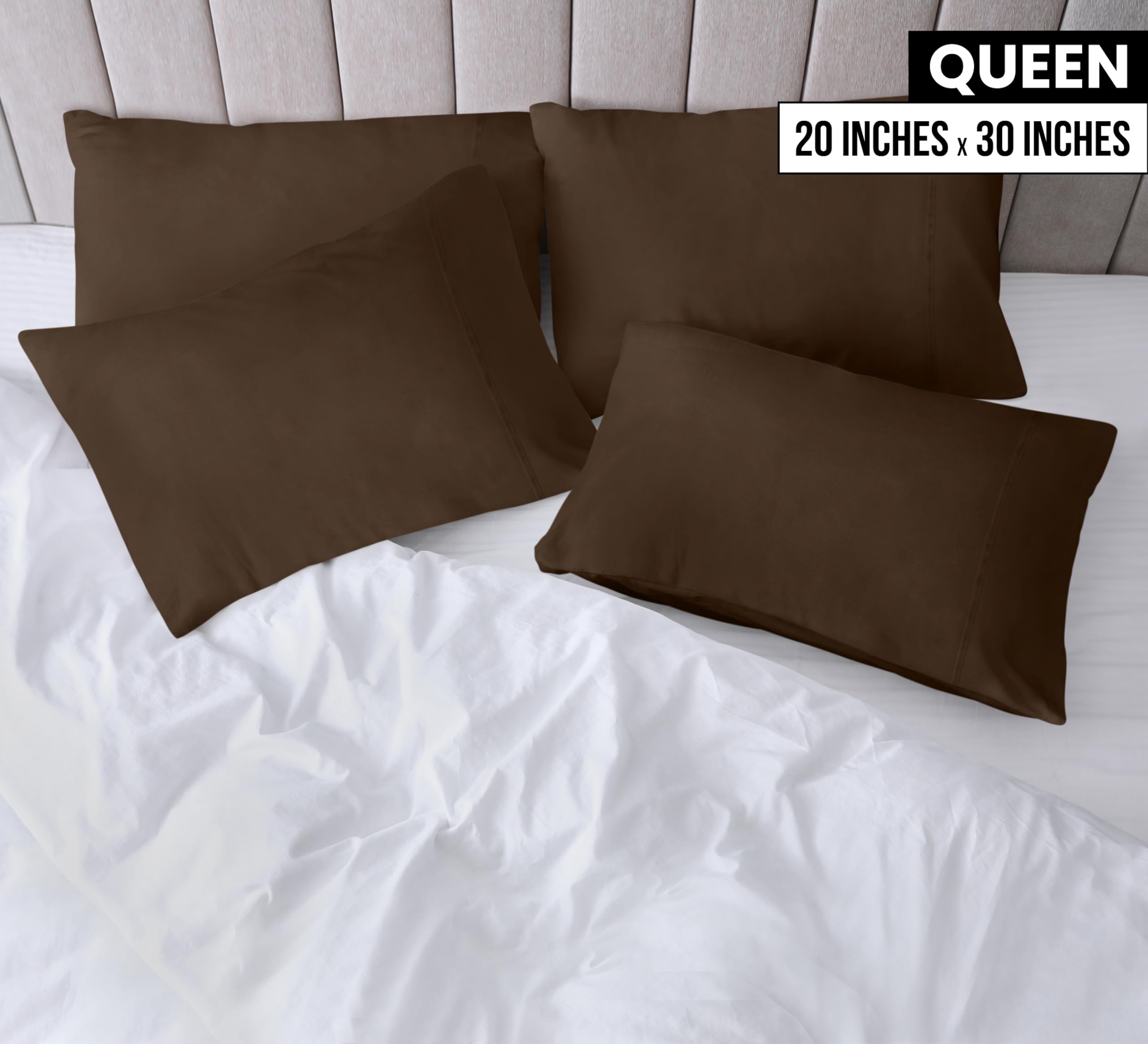 Foto 3 pulgar | Fundas De Almohada Utopia Bedding Tamaño Queen, 20 X 30 Cm, Paquete De 12 - Venta Internacional.