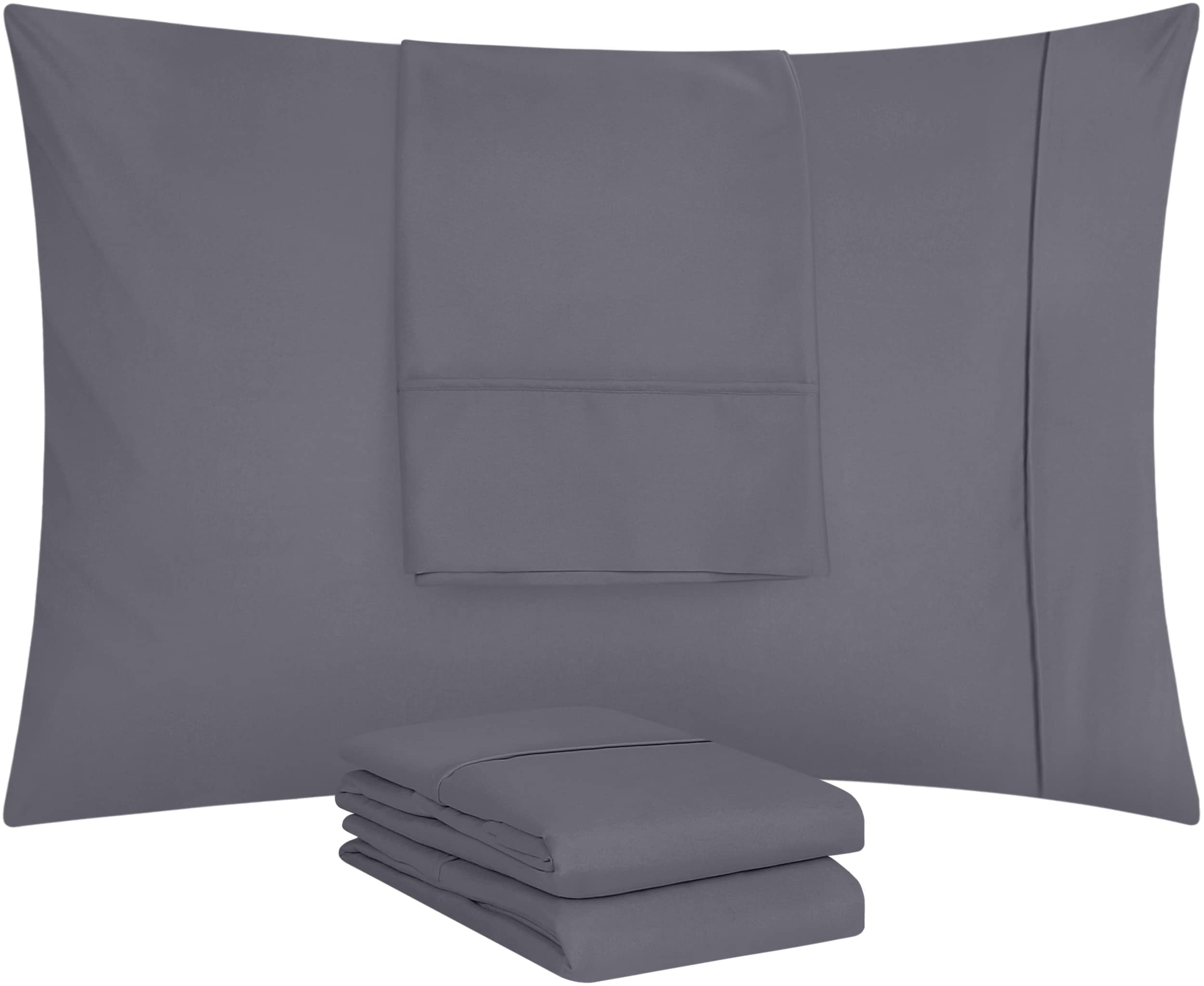 Foto 5 pulgar | Fundas De Almohada Utopia Bedding Queen, Paquete De 80 Unidades, 50 X 75 Cm, Color Gris - Venta Internacional.