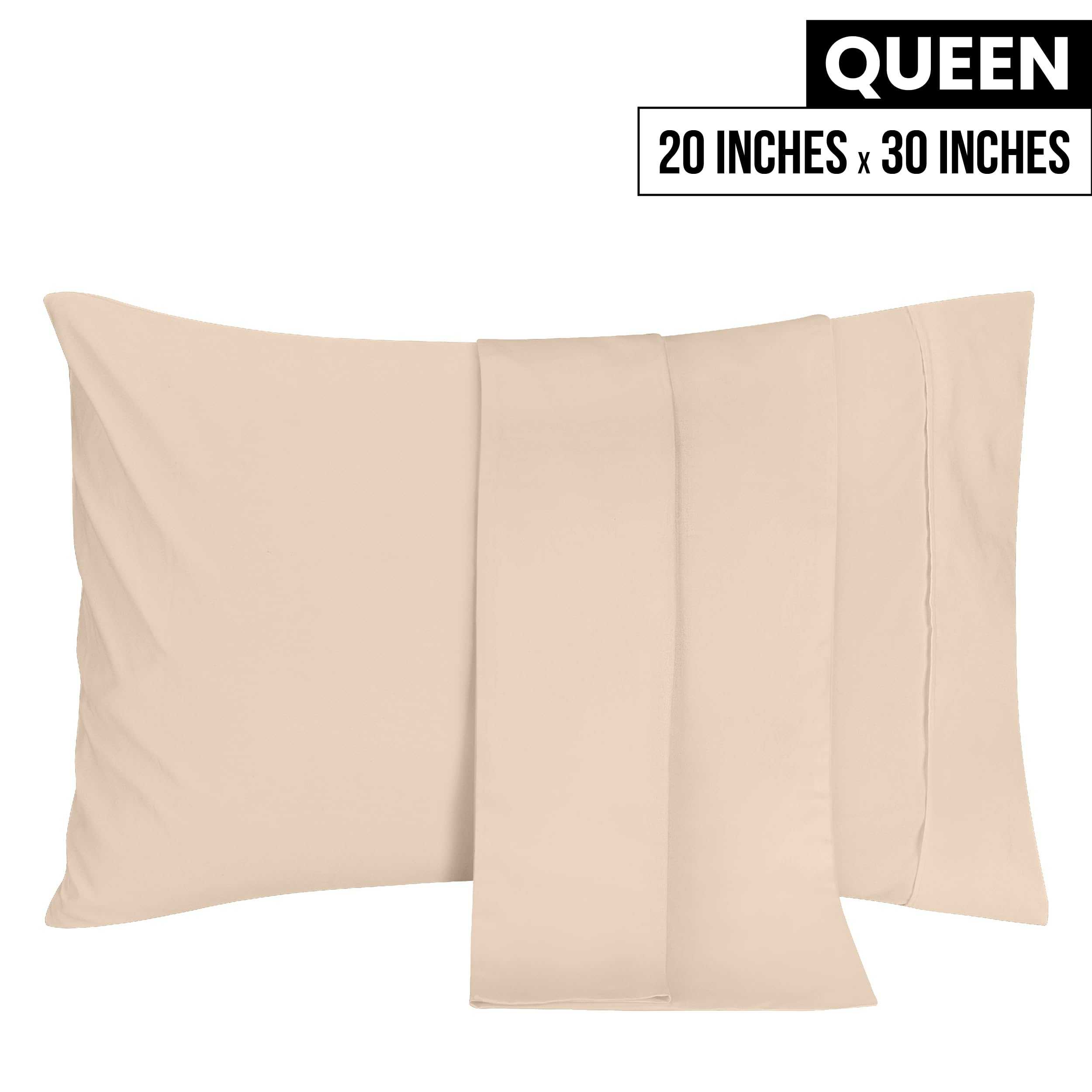 Foto 3 pulgar | Fundas De Almohada Utopia Bedding Queen, Paquete De 2 Unidades, Microfibra Suave - Venta Internacional.