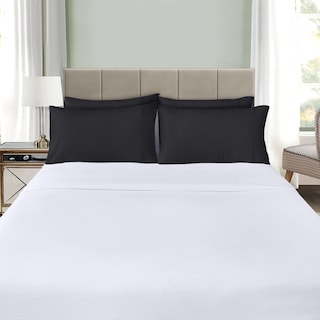 Foto 7 | Fundas De Almohada Utopia Bedding King, Tamaño King, 20 X 40 Cm, Paquete De 12 Unidades, Color Negro - Venta Interna