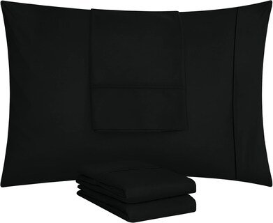 Foto 5 | Fundas De Almohada Utopia Bedding Standard, 20 X 26 Cm, 12 Unidades, Color Negro - Venta Internacional.