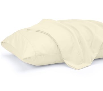 Foto 1 | Fundas De Almohada Utopia Bedding Queen, Paquete De 2 Unidades, Microfibra Suave, Color Marfil - Venta Internacional.