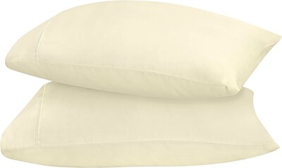 Foto 5 | Fundas De Almohada Utopia Bedding Queen, Paquete De 2 Unidades, Microfibra Suave, Color Marfil - Venta Internacional.