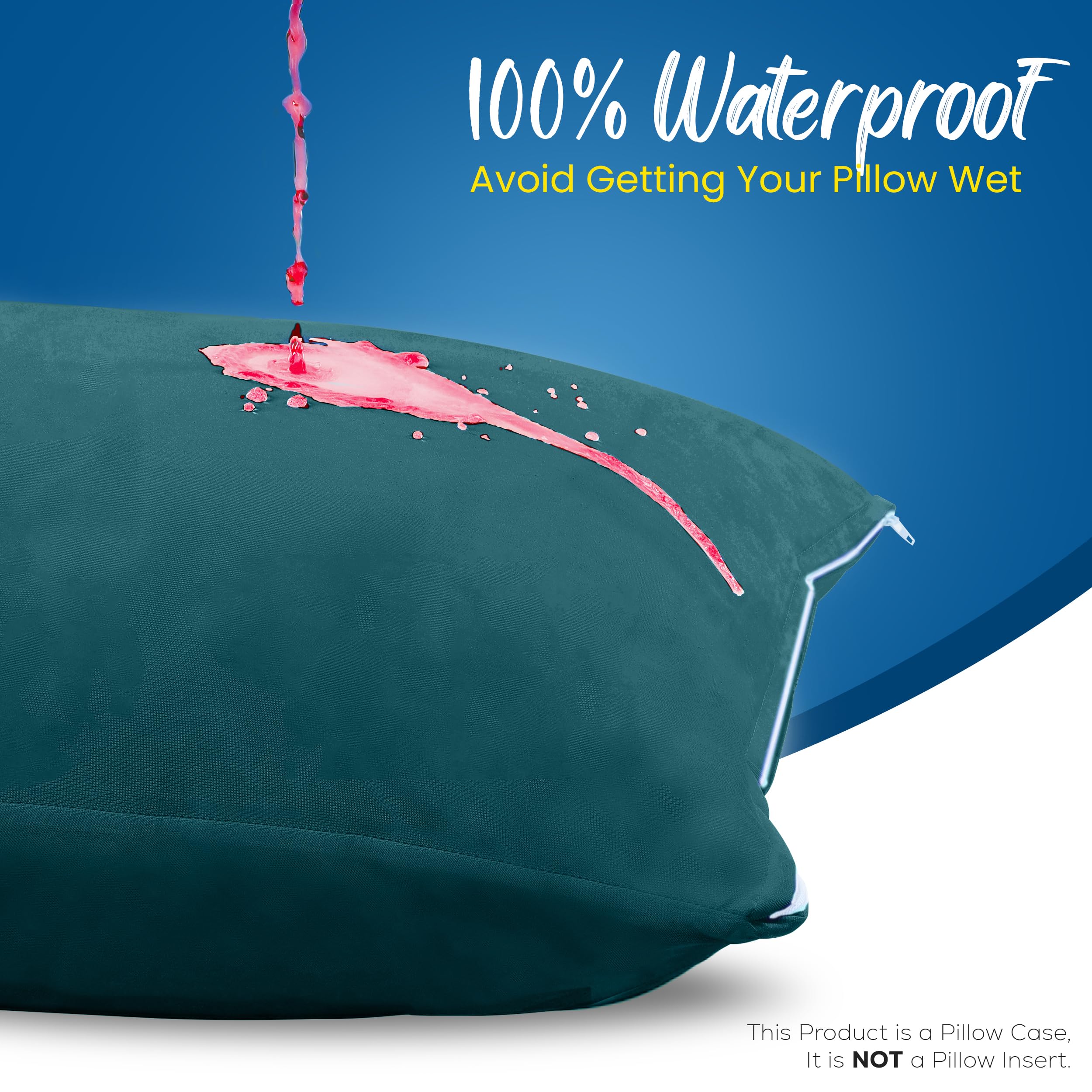 Foto 4 pulgar | Protectores De Almohada Utopia Bedding, Impermeables, Tamaño King, 4 Unidades - Venta Internacional.