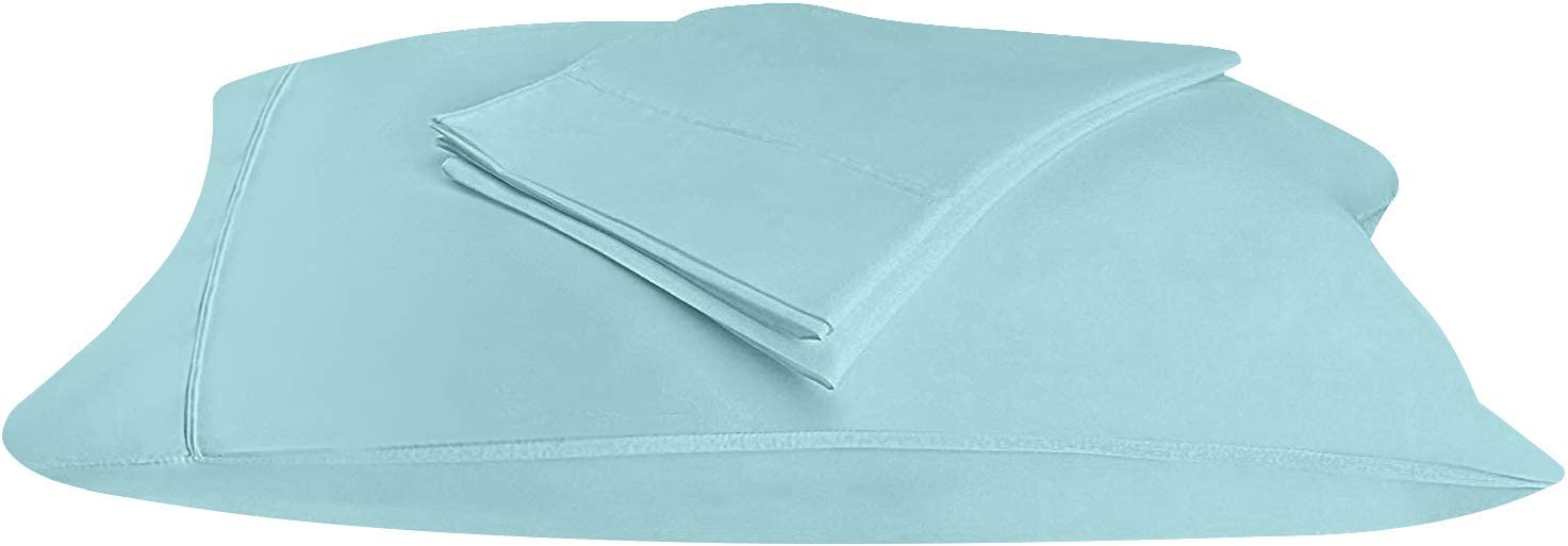 Foto 8 pulgar | Fundas De Almohada Utopia Bedding King De 50 X 100 Cm, Paquete De 2 Unidades, Color Azul Spa - Venta Internacional.