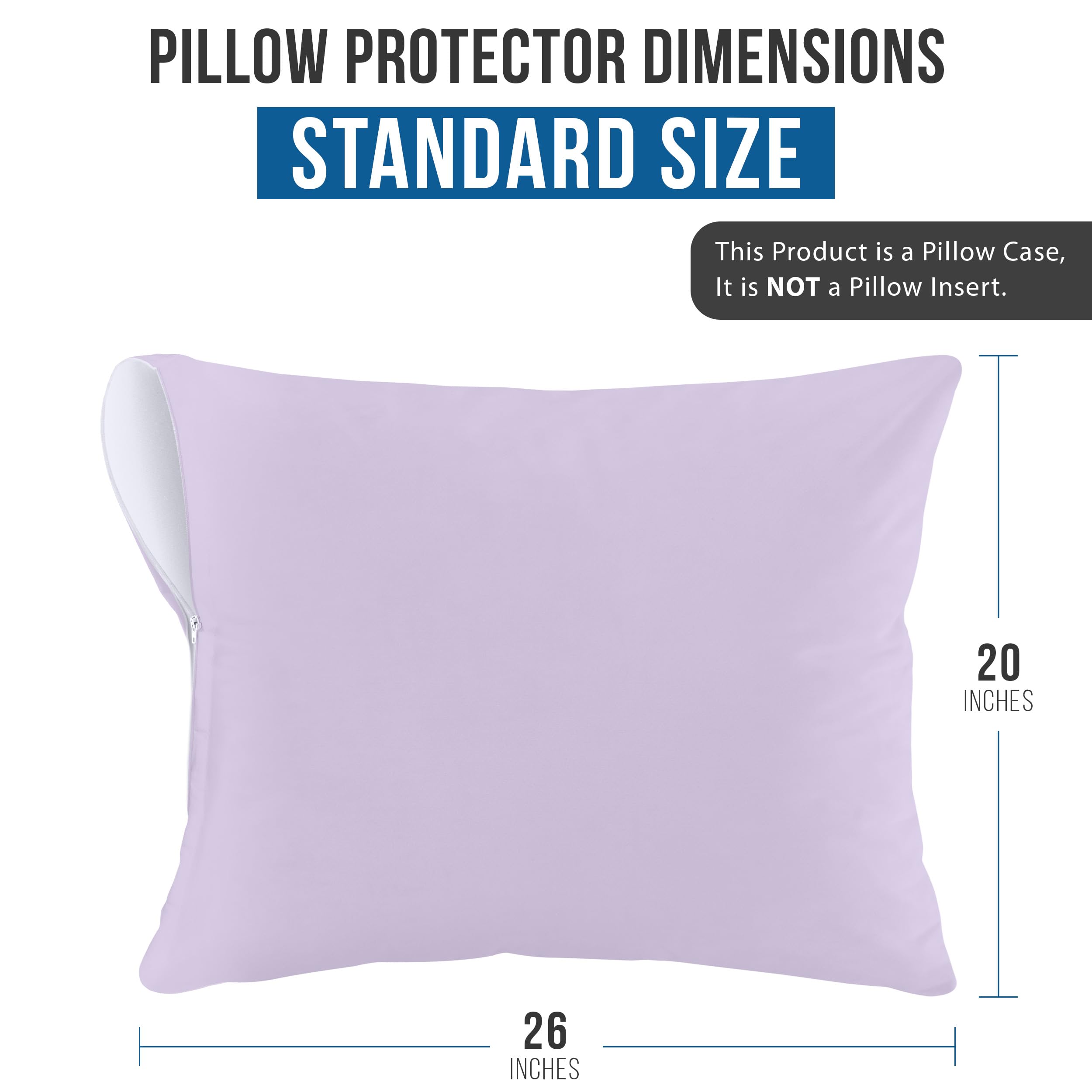 Foto 4 pulgar | Protectores De Almohada Utopia Bedding Impermeables (paquete De 2) Estándar - Venta Internacional.