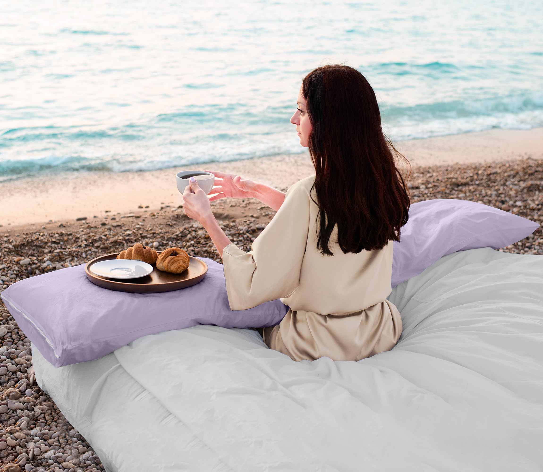 Foto 7 | Protectores De Almohada Utopia Bedding Impermeables (paquete De 2) Estándar - Venta Internacional.