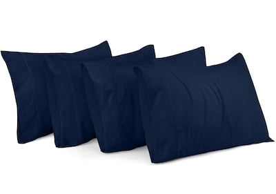 Foto 1 | Fundas De Almohada Utopia Bedding Tamaño King, 20 X 40 Cm, Paquete De 4 Unidades, Color Azul Marino - Venta Internaci