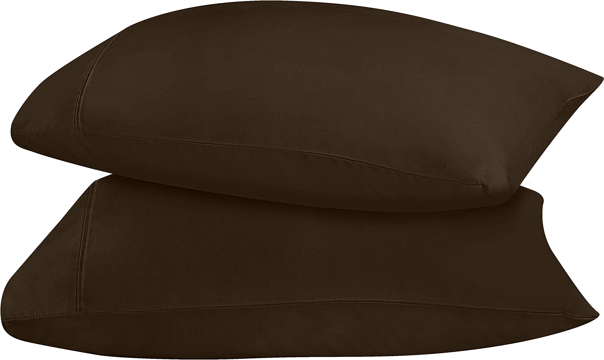 Foto 6 pulgar | Fundas De Almohada Utopia Bedding Queen, Paquete De 2 Unidades, Microfibra Marrón - Venta Internacional.