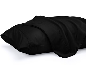 Foto 1 | Fundas De Almohada Utopia Bedding King De 50 X 100 Cm, 2 Unidades, Color Negro - Venta Internacional.