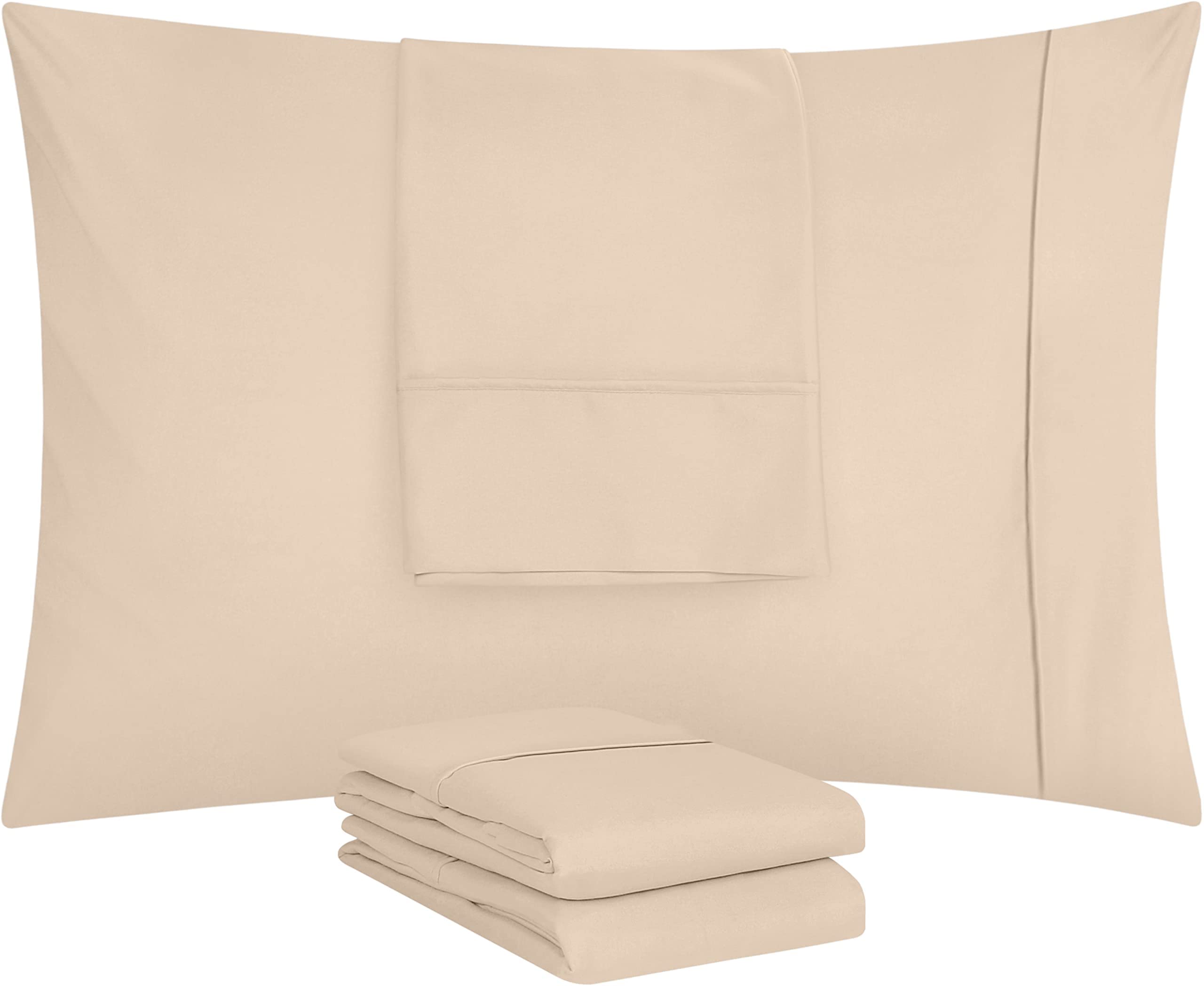 Foto 6 pulgar | Fundas De Almohada Utopia Bedding King, Paquete De 4 Unidades, 20 X 40 Cm, Microfibra - Venta Internacional.