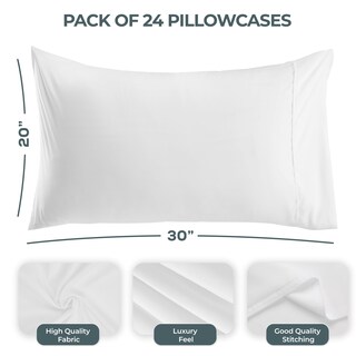 Foto 2 | Fundas De Almohada Utopia Bedding Queen, Paquete De 24 Unidades, 50 X 75 Cm, Microfibra - Venta Internacional.