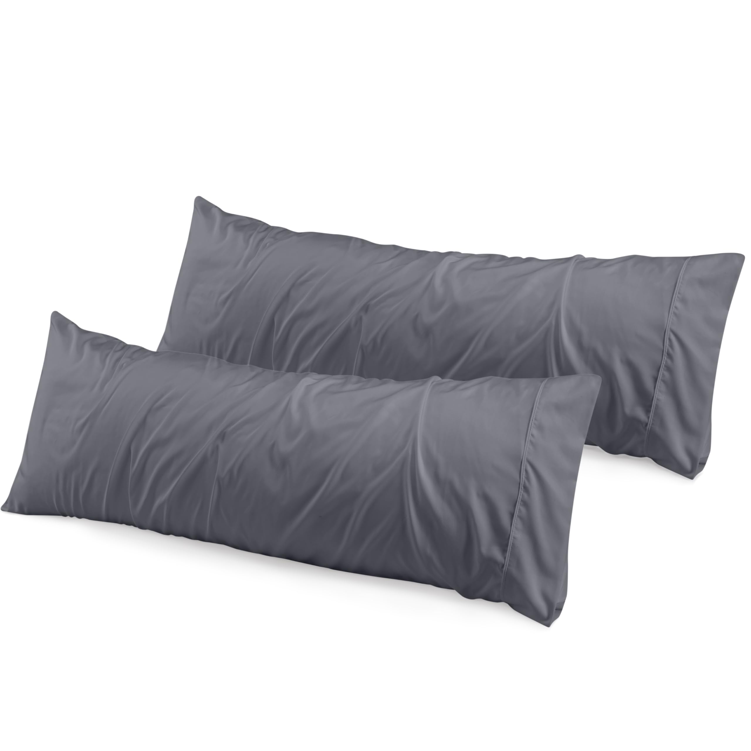 Funda De Almohada Utopia Bedding Body, 100% Poliéster, 21 X 54 Cm, Paquete De 2 - Venta Internacional.