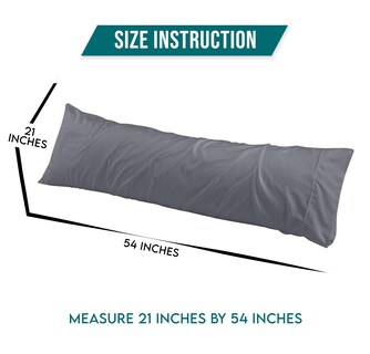 Foto 3 | Funda De Almohada Utopia Bedding Body, 100% Poliéster, 21 X 54 Cm, Paquete De 2 - Venta Internacional.