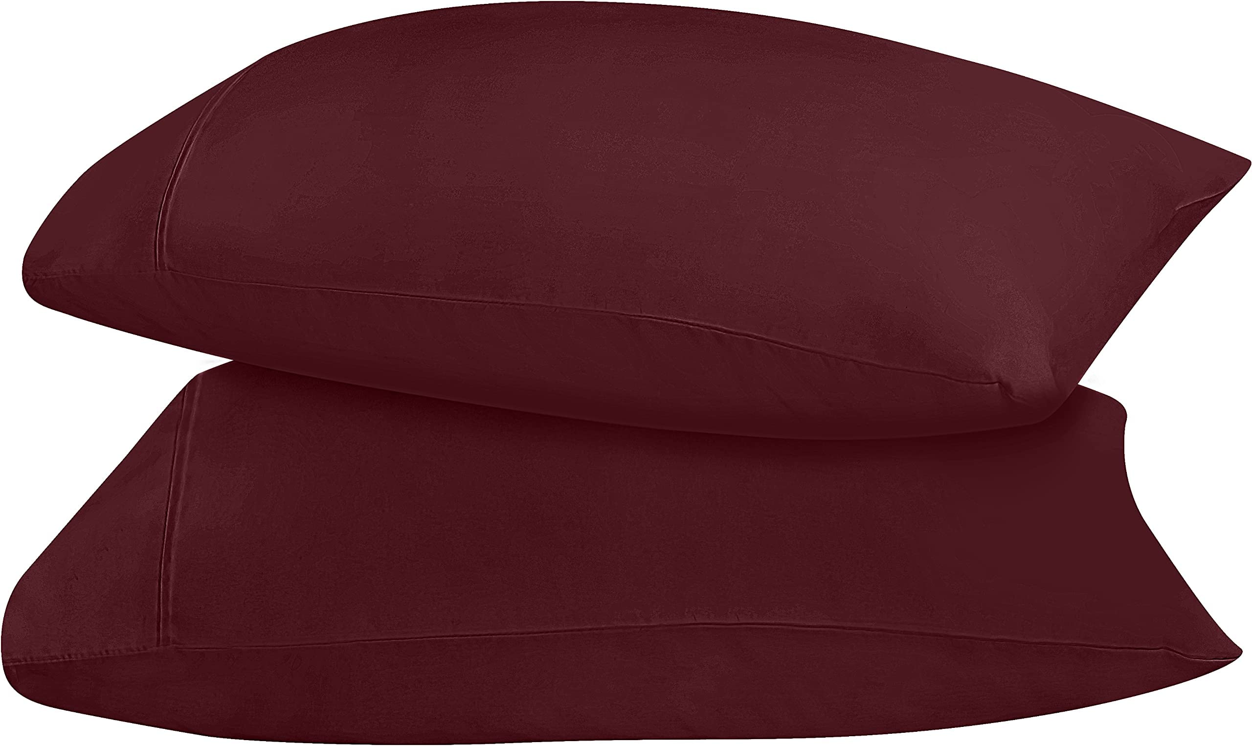 Foto 5 | Fundas De Almohada Utopia Bedding King De 50 X 100 Cm, 2 Unidades, Color Burdeos - Venta Internacional.