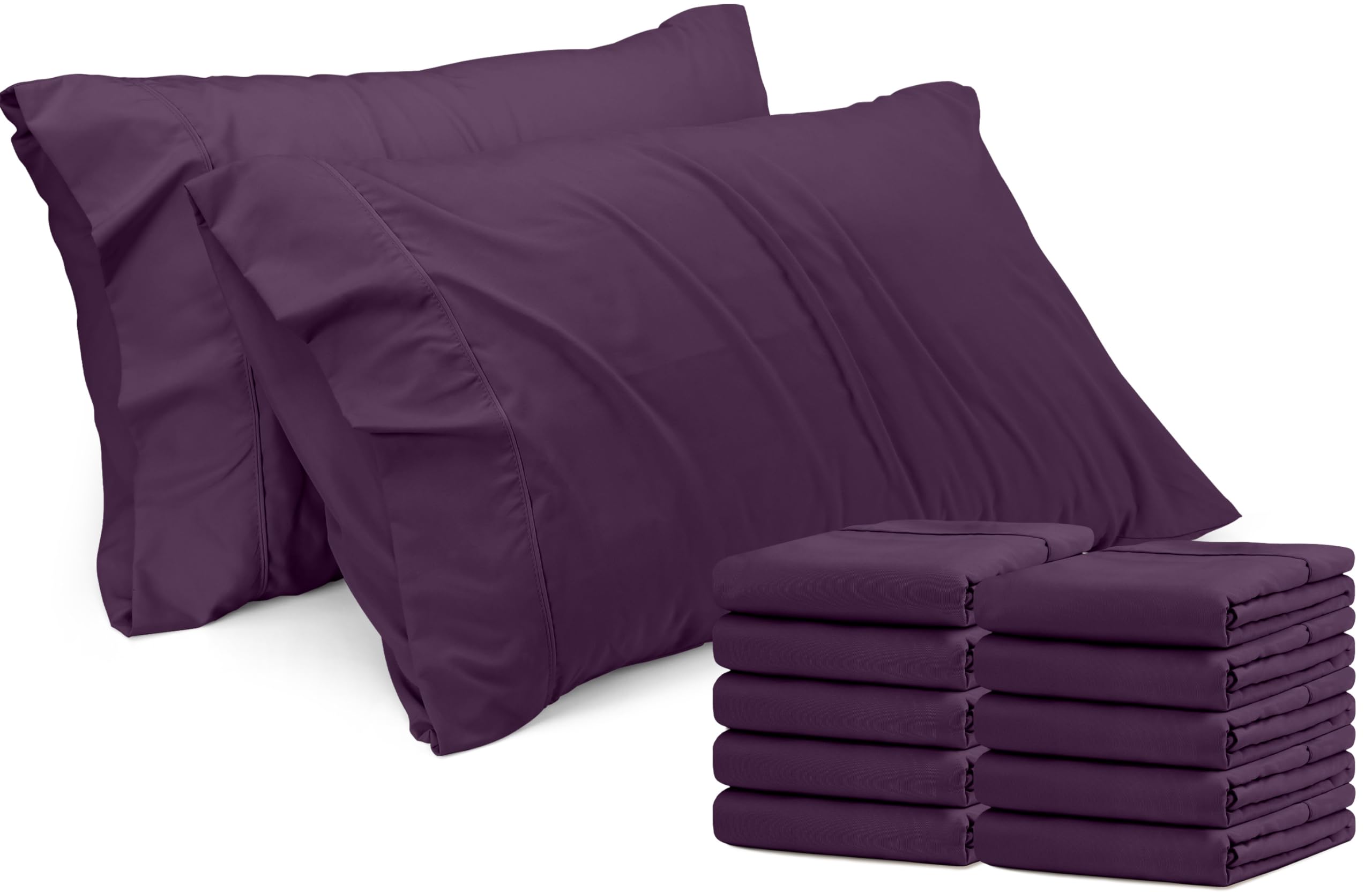 Foto 2 pulgar | Fundas De Almohada Utopia Bedding Tamaño Queen, 20 X 30 Cm, Paquete De 12 - Venta Internacional.