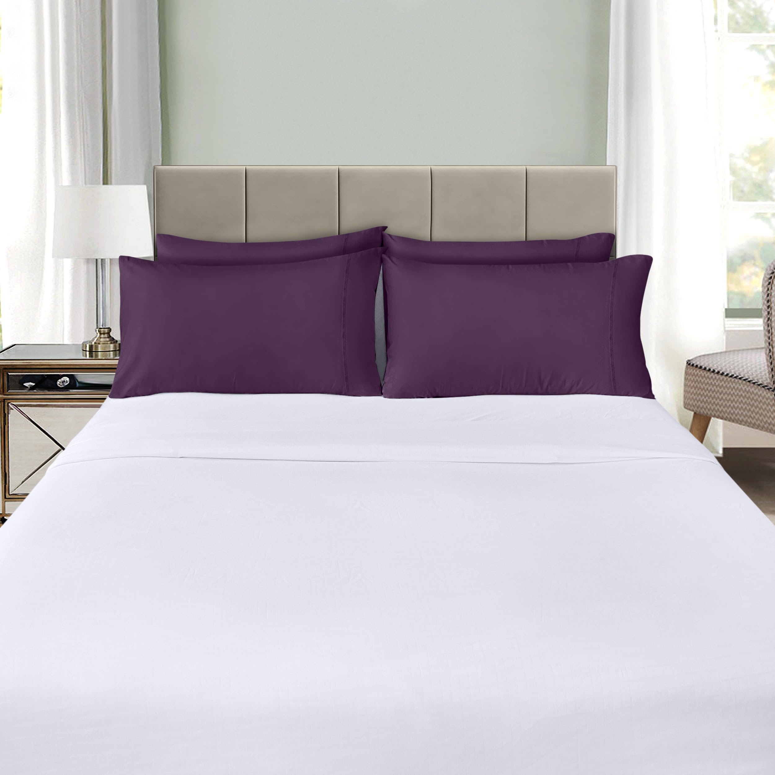 Foto 8 pulgar | Fundas De Almohada Utopia Bedding Tamaño Queen, 20 X 30 Cm, Paquete De 12 - Venta Internacional.
