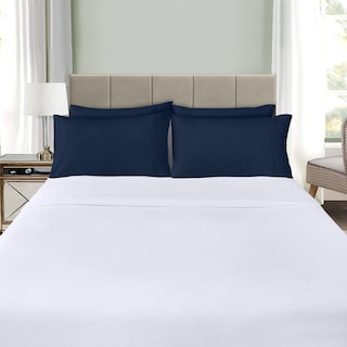Foto 7 | Fundas De Almohada Utopia Bedding Tamaño King, 20 X 40 Cm, Paquete De 12 Unidades, Color Azul Marino - Venta Interna