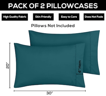 Foto 4 | Fundas De Almohada Utopia Bedding Queen, 50 X 75 Cm, 2 Unidades - Venta Internacional.