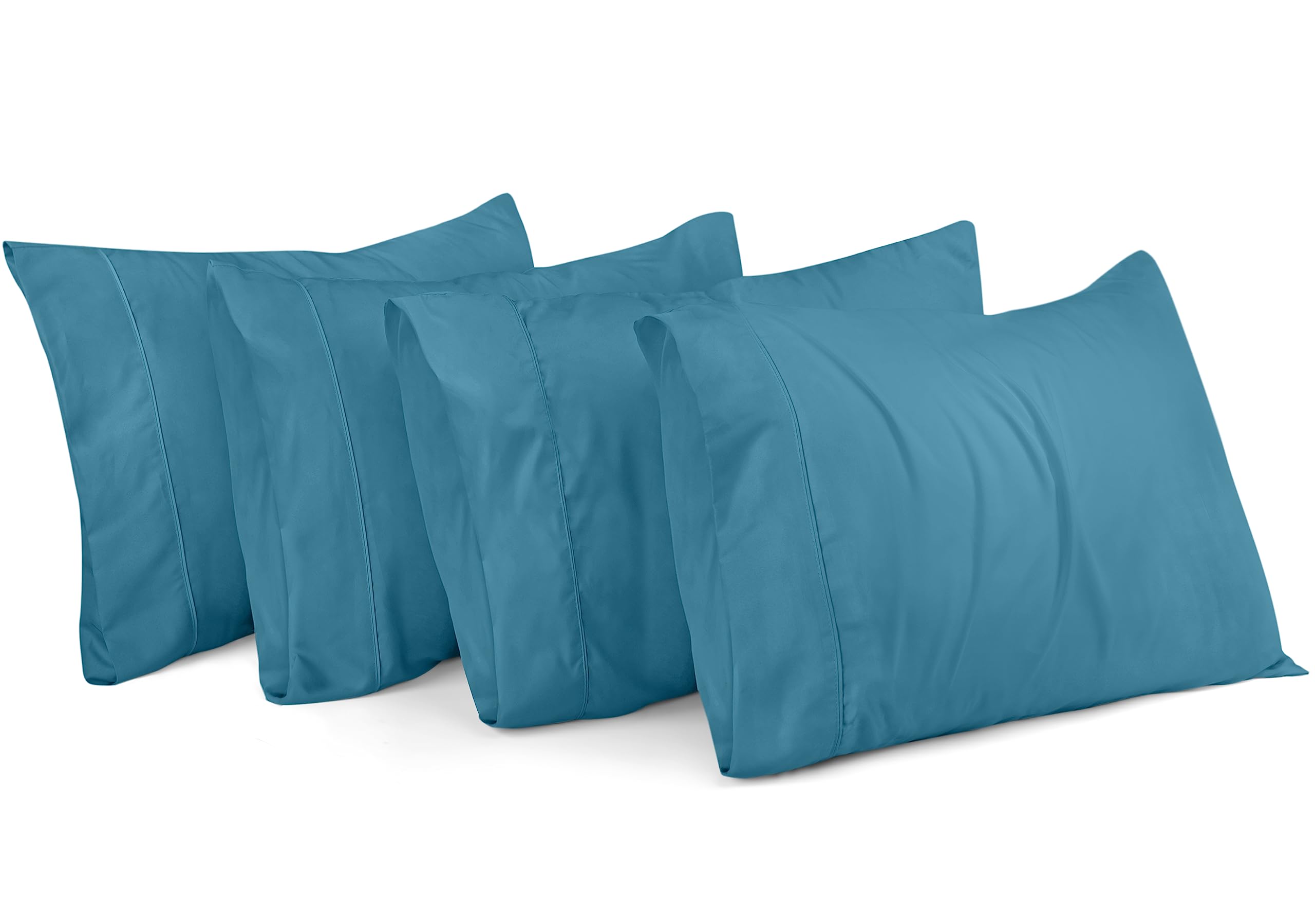 Fundas De Almohada Utopia Bedding Tamaño King, 20 X 40 Cm, Paquete De 4 - Venta Internacional.