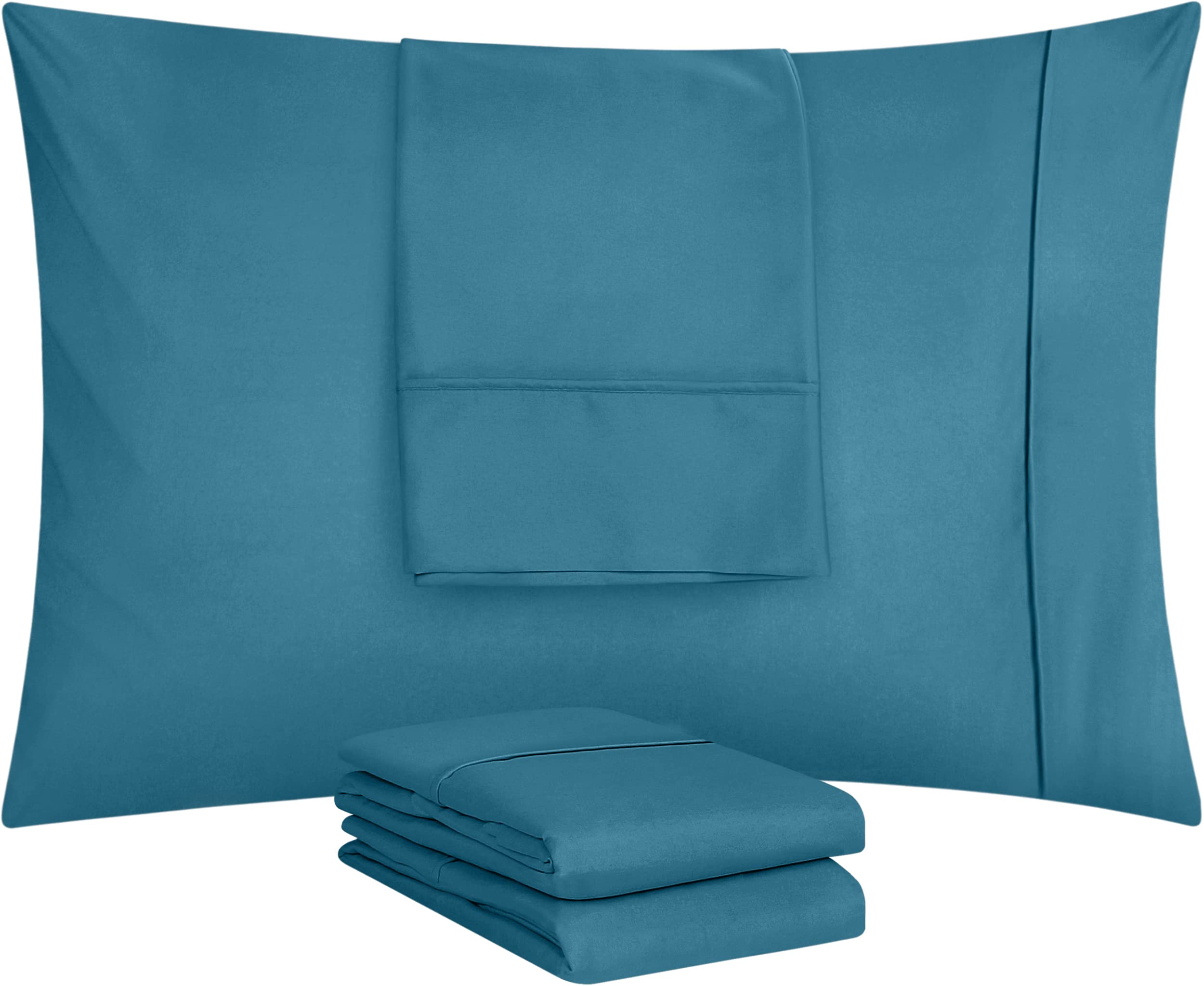 Foto 5 pulgar | Fundas De Almohada Utopia Bedding Tamaño King, 20 X 40 Cm, Paquete De 4 - Venta Internacional.