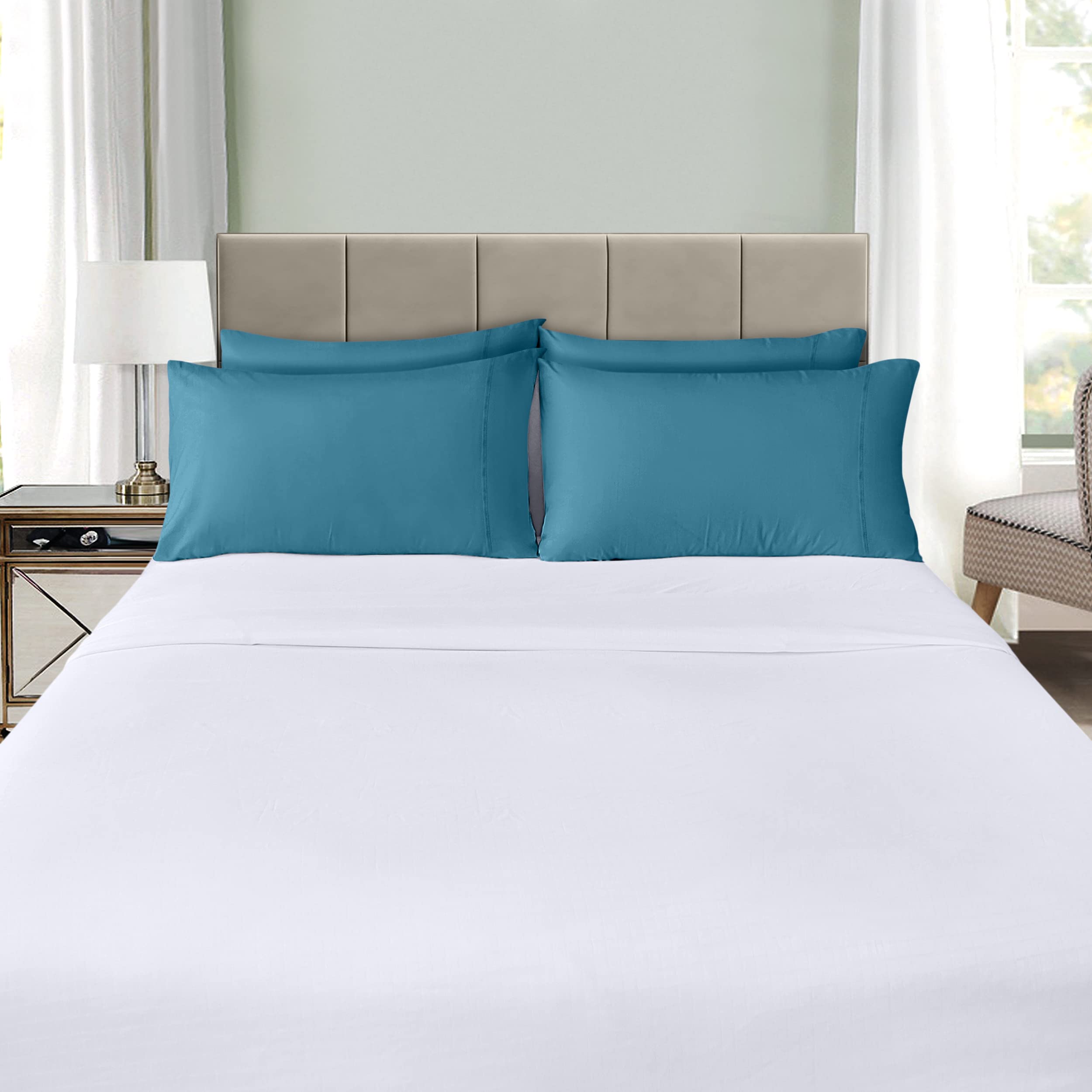 Foto 8 pulgar | Fundas De Almohada Utopia Bedding Tamaño King, 20 X 40 Cm, Paquete De 4 - Venta Internacional.