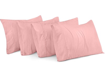 Foto 1 | Fundas De Almohada Utopia Bedding Tamaño King, 20 X 40 Cm, Paquete De 4 Unidades, Color Rosa - Venta Internacional.