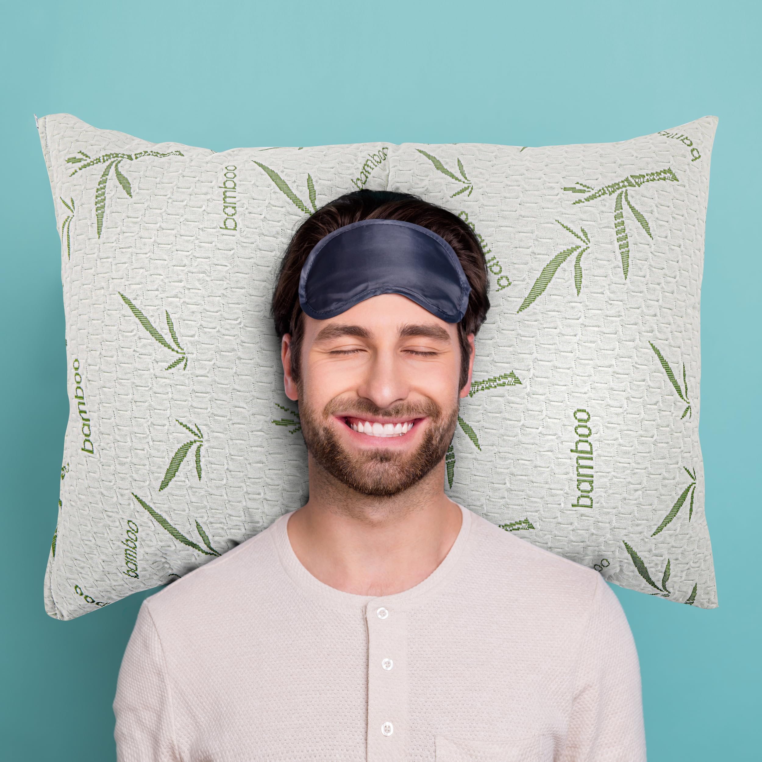 Foto 6 | Protector De Almohada Utopia Bedding De Viscosa De Bambú Impermeable - Venta Internacional.