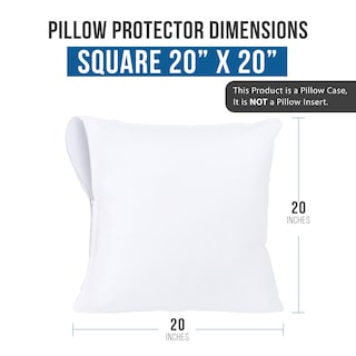Foto 3 | Protectores De Almohada Utopia Bedding Impermeables 20 X 20 (paquete De 2) - Venta Internacional.