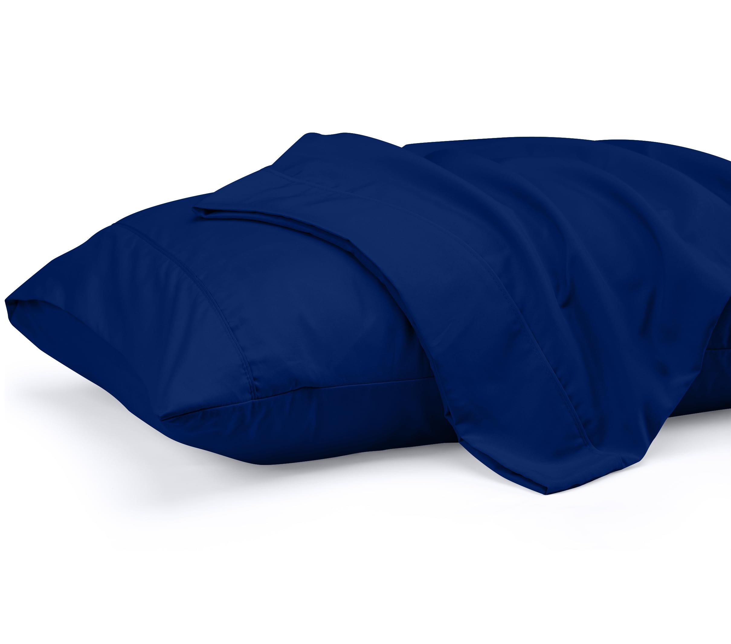 Fundas De Almohada Utopia Bedding Estándar De 20 X 26 Cm, Paquete De 2 Unidades, Color Azul Real - Venta Internacional.