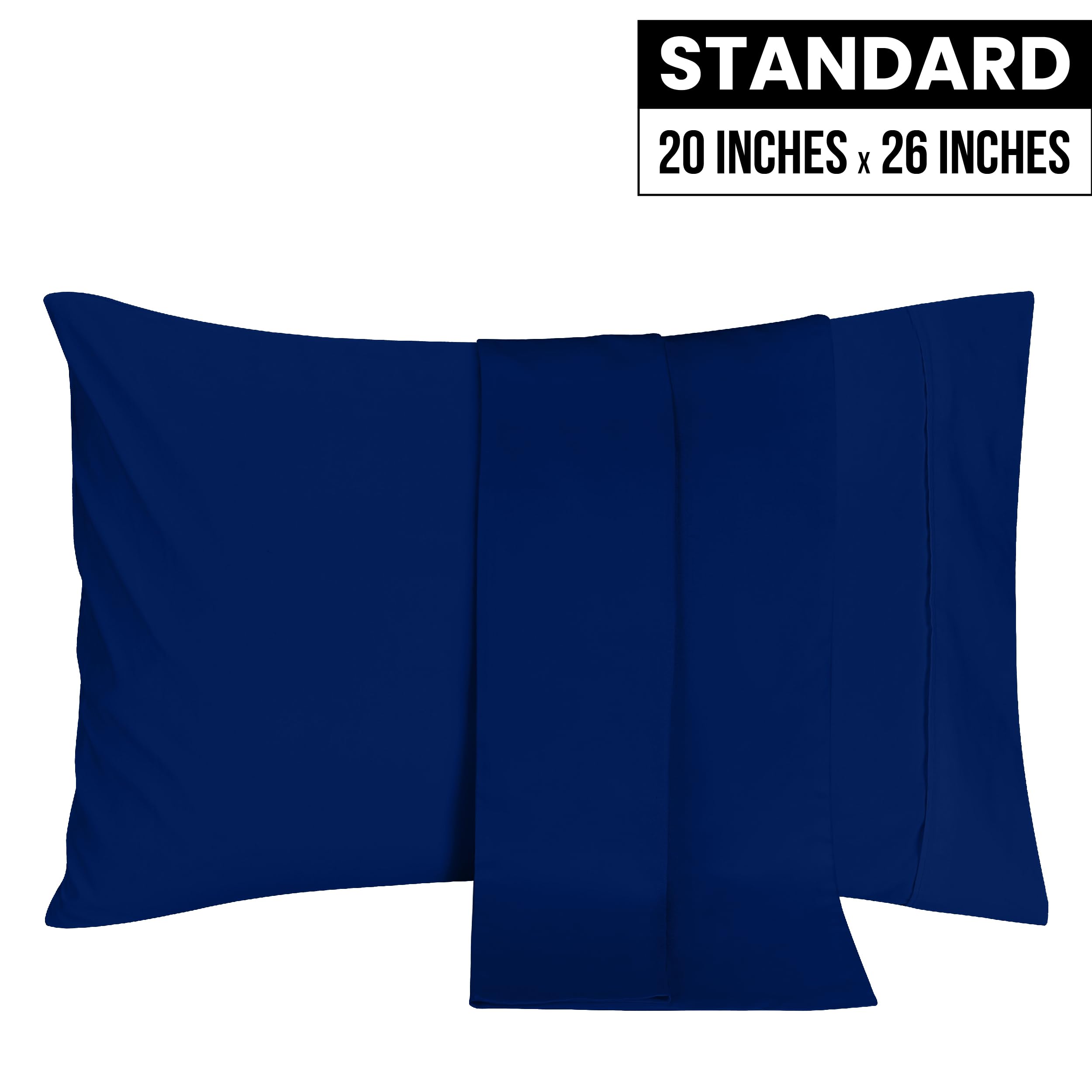 Foto 3 pulgar | Fundas De Almohada Utopia Bedding Estándar De 20 X 26 Cm, Paquete De 2 Unidades, Color Azul Real - Venta Internacional.