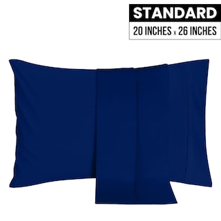 Foto 2 | Fundas De Almohada Utopia Bedding Estándar De 20 X 26 Cm, Paquete De 2 Unidades, Color Azul Real - Venta Internacional.