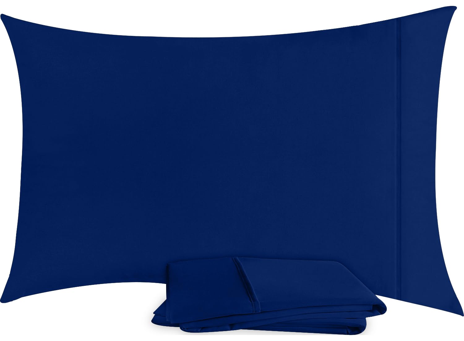 Foto 3 | Fundas De Almohada Utopia Bedding Estándar De 20 X 26 Cm, Paquete De 2 Unidades, Color Azul Real - Venta Internacional.