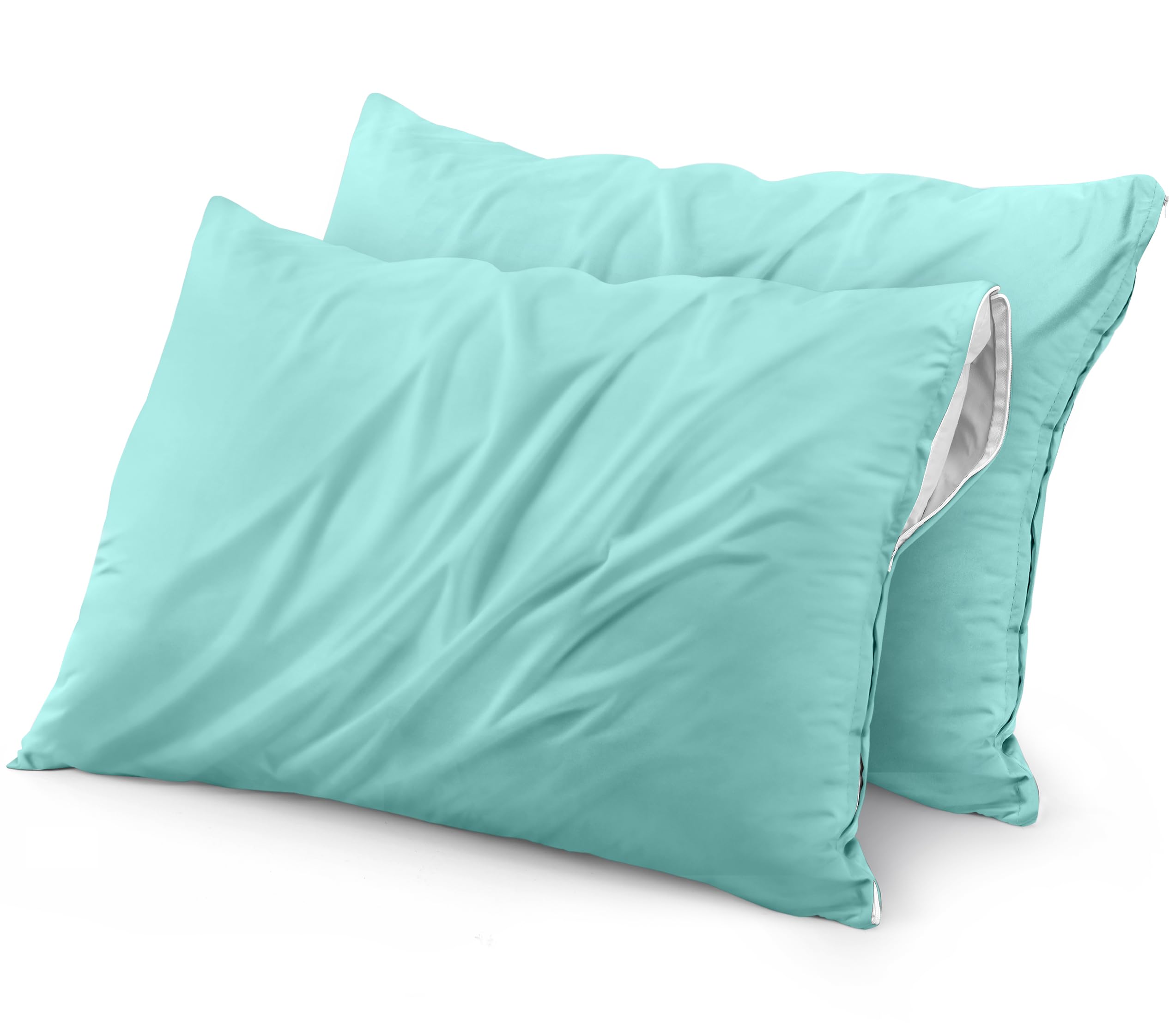 Protectores De Almohada Utopia Bedding Impermeables (paquete De 2) Estándar - Venta Internacional.