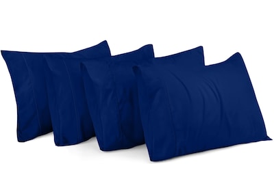 Foto 1 | Pack De 4 Fundas De Almohada Utopia Bedding, Tamaño Queen, Color Azul Real - Venta Internacional.