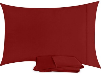 Foto 3 | Fundas De Almohada Utopia Bedding Standard, 20 X 26 Cm, 2 Unidades, Color Rojo - Venta Internacional.