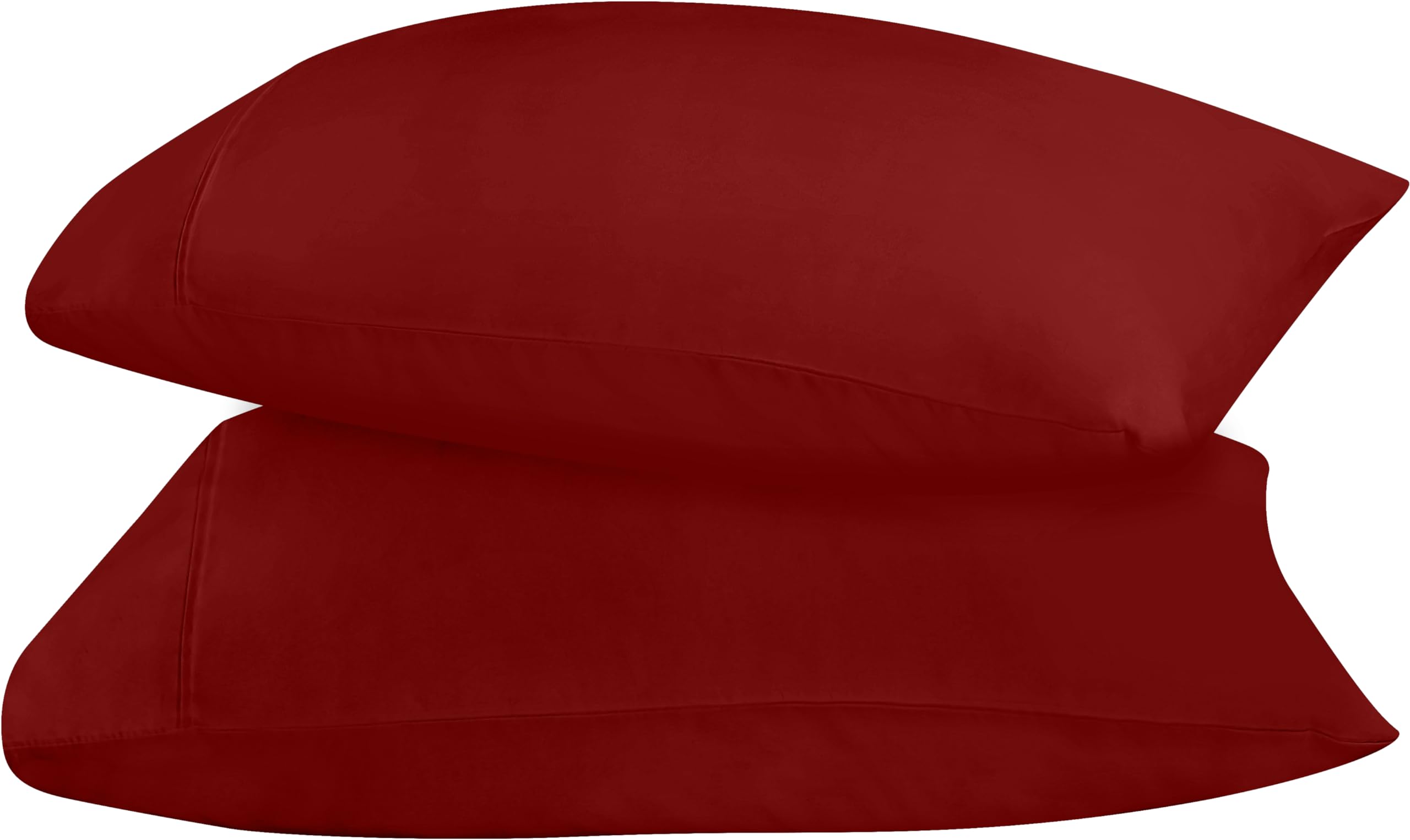 Foto 6 pulgar | Fundas De Almohada Utopia Bedding Standard, 20 X 26 Cm, 2 Unidades, Color Rojo - Venta Internacional.