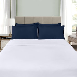 Foto 7 | Fundas De Almohada Utopia Bedding King Standard, Paquete De 4 Unidades, 50 X 90 Cm, Color Azul Marino - Venta Intern