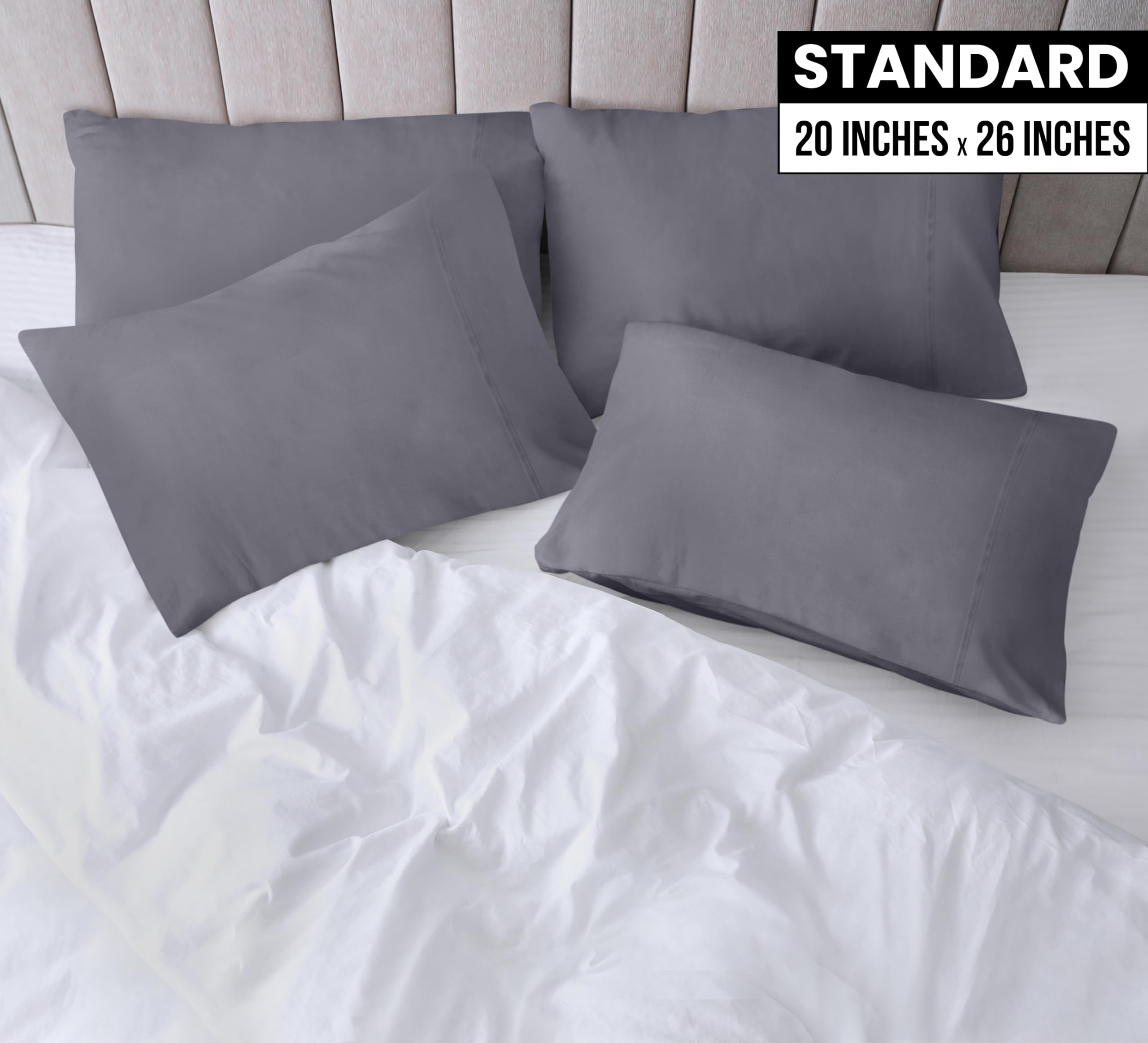 Foto 3 pulgar | Fundas De Almohada Utopia Bedding, Tamaño Estándar, 20 X 26 Cm, Paquete De 12 - Venta Internacional.