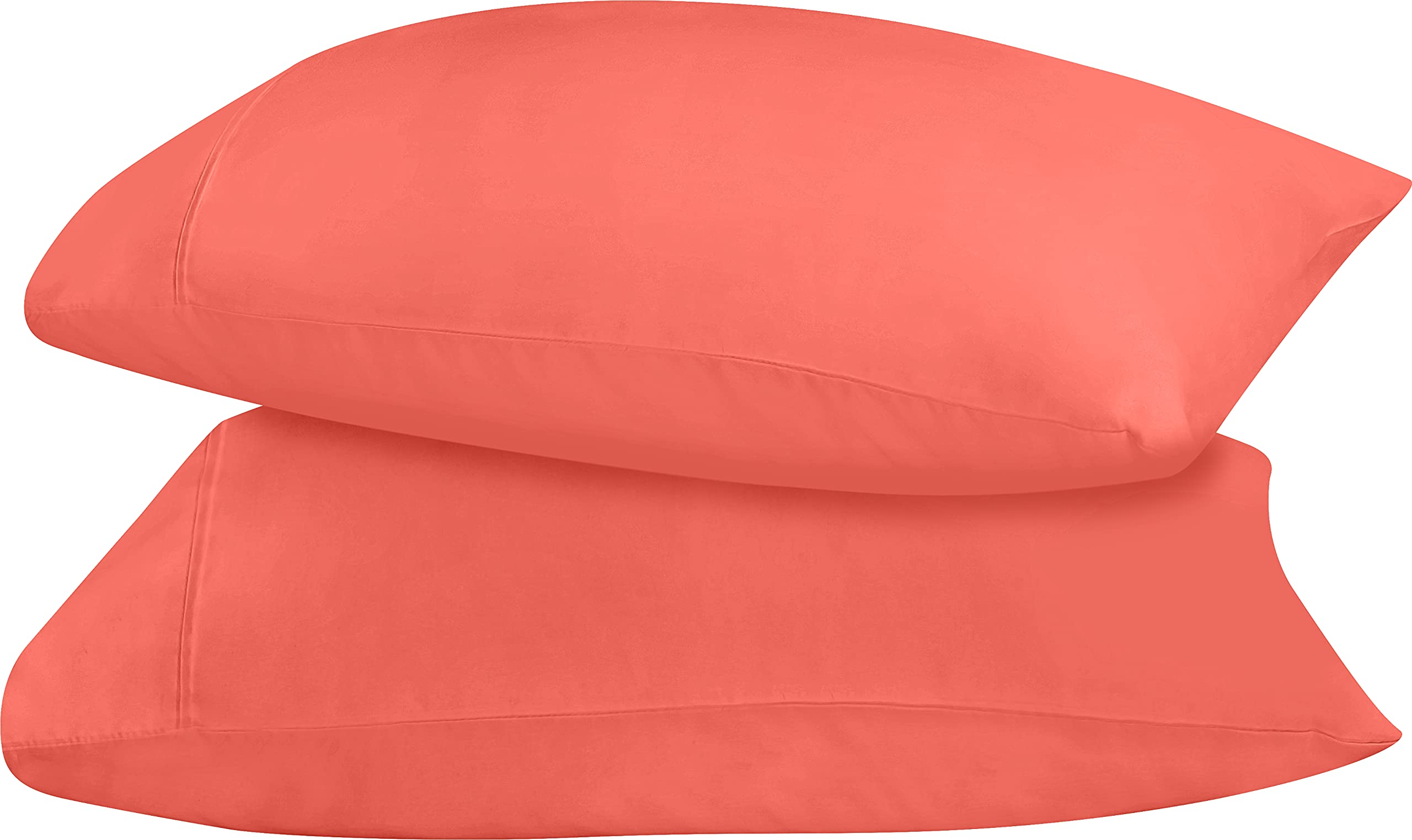 Foto 6 pulgar | Fundas De Almohada Utopia Bedding King De 50 X 100 Cm, Paquete De 2 Unidades, Color Coral - Venta Internacional.