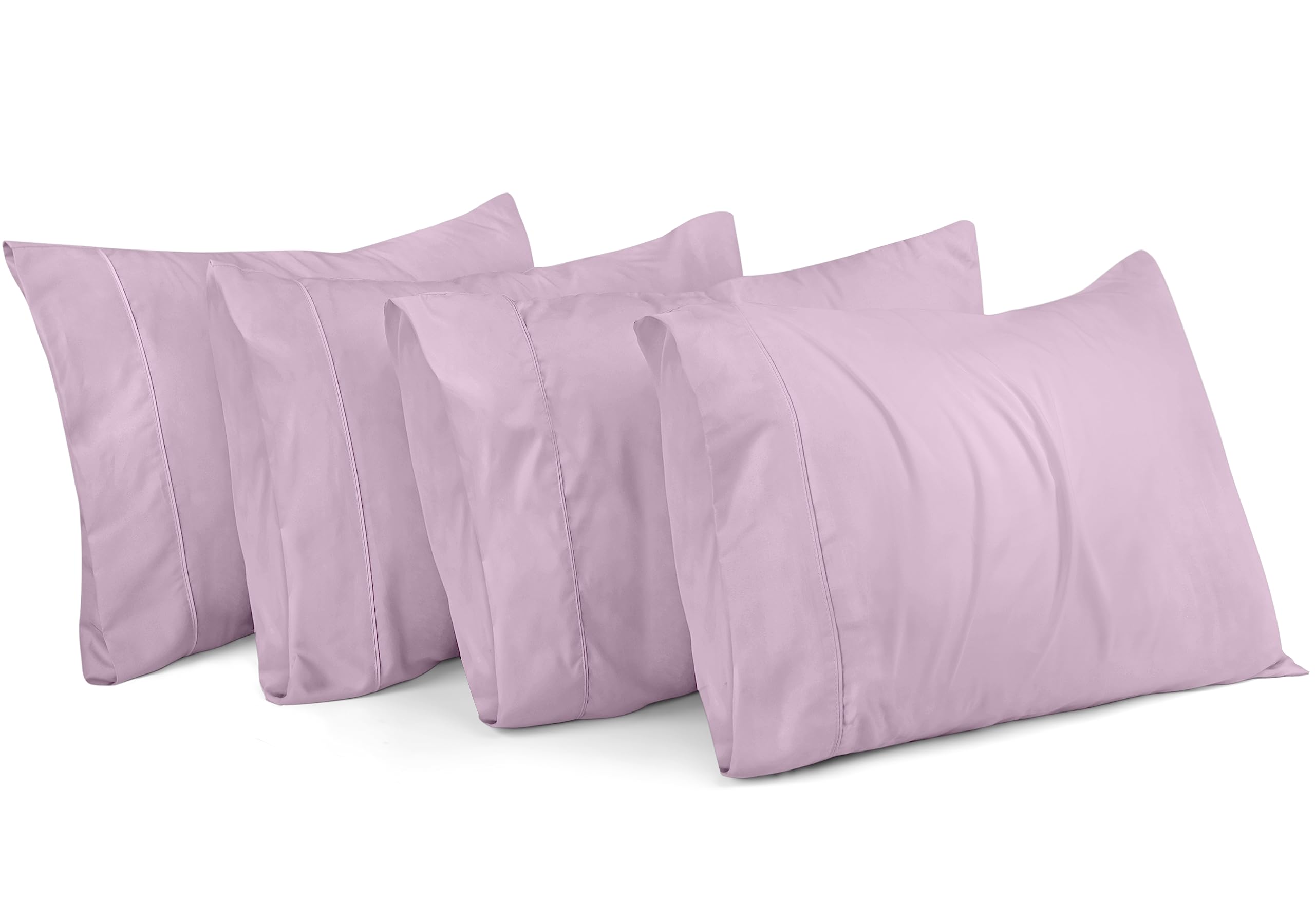 Fundas De Almohada Utopia Bedding Tamaño Queen, 20 X 30 Cm, Paquete De 4 - Venta Internacional.
