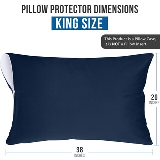 Foto 3 | Protectores De Almohada Utopia Bedding Impermeables (paquete De 2) King - Venta Internacional.