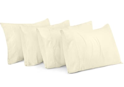 Foto 1 | Funda De Almohada Utopia Bedding Queen, Paquete De 4 Unidades, Microfibra, 50 X 75 Cm, Color Marfil - Venta Internacio